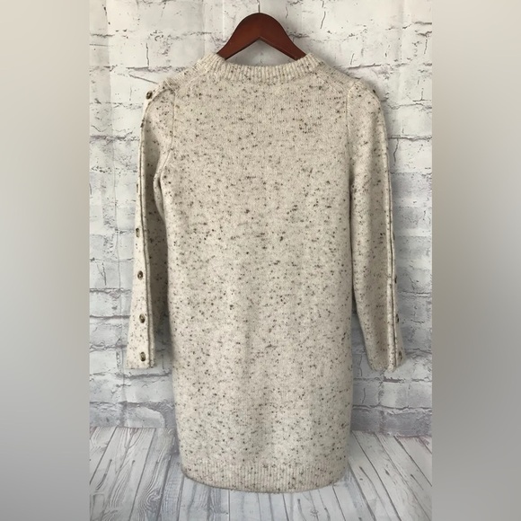 Madewell Donegal button sleeve sweater dress - size medium - Picture 7 of 9